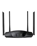 ioGiant WiFi 6 WLAN Router, AX1800 Gaming Router 1201 Mbit/s 5 GHz + 574 Mbit/s 2.4 GHz, 802.11ax Dual Band, Gigabit LAN Port Internet Router Connects up to 64+ Devices, Homecare, Easy Set Care