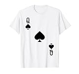 Queen of spades Kostüm T-Shirt Halloween Deck Of Cards