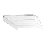 Generisch Fenstermarkise, Türvordach, Markise, Kunststoff, Transparent, Terrassen-regenüberdachung Für Haustür, Außenbereich, Veranda, Terrassendach, 40