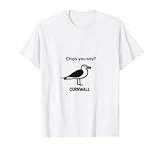 Funny Seagull Tee - Cornish Cornwall Kernow Sea Gull T-Shirt