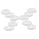 SHOWERORO 10St Eimer Deckel Kaffeesieb Mesh-Teesieb Teehalter Tee-Ei wiederverwendbare Teebeutel für losen Tee Tee-Diffusor Abdeckung des Wasserspenders Wasserkühler Teebrüher Plastik Weiß