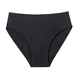 Bikini Periode Damen Postpartum Lecksicher Wickel Swimwear Retro Tankini Basic Badrock Saugstark Swimsuits für Schwangerschaft Und Wochenbett Badeanzug Bikinihose Damen Schwarz Strand Shorts D
