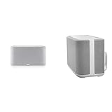Denon Home 350 Multiroom-Lautsprecher und SoundXtra Wandhalterung für Denon Home 350, Weiß