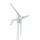 EICOFF 400 W 12 V oder 24 V DC Windturbinengenerator, kleine Windmühle, 0–600 W Laderegler, 3 Flügel, 24 V
