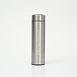 Edelstahl-Thermoskanne, Wasserflasche mit intelligenter Temperaturanzeige, doppelwandig, isoliert, BPA-frei, kein Geruch und Schweiß, originelle Geschenkbox (Silber, 500 ml)