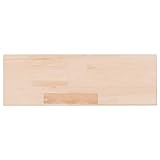 KTHLBRH Wandboard Wandregal Klein Küchenregal Wand Regale Wand - Regalboden 60x20x4 cm Unbehandeltes Massivholz Eiche für Schlafzimmer Küchen Büro W