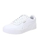 PUMA Damen Carina L Sneakers, White White Silver, 39 EU