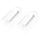2 pcs Fondant Glätter Torten Zubehör, Cake Edge Smoother Creme Tools, Kunststoff Kuchen Glätten Werkzeug Cutter, Tortenglätter Tortendeko Modellierwerkze Polierer für DIY Backen Fondantglätter