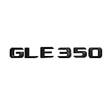 WWFAN Mattschwarz GLE 350' Auto-Kofferraum-Hinterbuchstaben Word-Abzeichen Emblem-Brief-Aufkleber-Aufkleber for Mercedes Benz Gelächter Klasse Gle350.