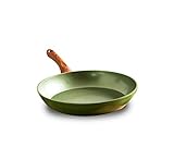 Ceravegan Bratpfanne 20cm - Antihaft-Keramik-Beschichtung auf Pflanzenbasis - vegan, fettarm und nachhaltig kochen - 100% vegan - Für alle Herdarten geeignet