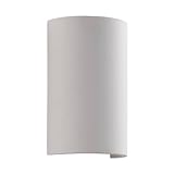 Lindby Wandleuchte, Wandlampe Innen 'Colja' (Modern) in Weiß aus Gips/Ton (1 flammig, G9) - Wandstrahler, Wandbeleuchtung Schlafzimmer/Wohnzimmer, W