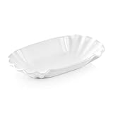 WAS 4975 200 Serie Bavaria Porzellan Pommesschale, 20cm Länge, 11cm Breite, 3cm Hö