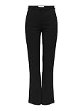 ONLY Damen ONLRAFFY-YO Life MID STR Pant TLR NOOS Hose 15265049,Schwarz,XL / 32L