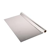 Venilia Klebefolie | Alu Gebürstet Metall-Optik | 45cm x 1,5m, Stärke 120μ | selbstklebende Möbel-Folie, Dekofolie, Tapete, Küchenfolie | PVC ohne Phthalate | Made in EU