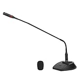 Schwanenhalsmikrofon, leichtes Mikrofon Professionelles Plug-and-Play-Kompakt für Konferenzen(45cm Mikrofonstange, Übersetzen)