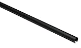 GARDINIA 32237 Gardinenstange mit Innenlauf I Ø 16 mm schwarz-matt 160