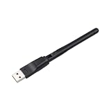Diheohg RT5370 Wireless-Karte, Tragbar, 2,4 G, 150 Mbit/S, USB-WLAN-Adapter, WLAN-Antenne, USB-WLAN-Empfänger für PC und TV-Box, Einfache I