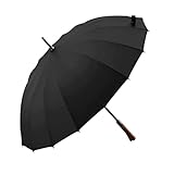 QAZX Regenschirm 44-Zoll-Golfschirm, automatischer, offener, winddichter Stockschirm, strapazierfähiger großer Regenschirm für den Familiengebrauch im Freien dauerhaft