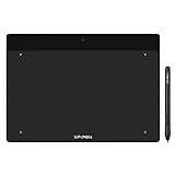 XP-PEN Deco Fun L 10x6 Zoll Grafiktablett Stift Tablet, Stift mit 8192 Druckstufen& 60° Tilt, drawing tablet OSU Spiel kompatibel mit Android, Chromebook, Linux (Schwarz)