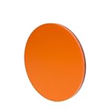 Harzlaminat, Phenolkunststoffplatte 1 Stück, Durchmesser 100/150/200/300 mm runde Bakelitplattenblätter, orangefarbene Phenolharzplatte, hohe Temperaturbeständigkeit(300x4mm)