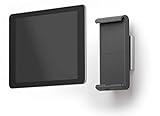 Durable Tablet Wandhalterung (für Tablets 7-13 Zoll, 360° drehbar mit Diebstahlsicherung) silber/anthrazit, 893323