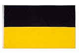 PHENO FLAGS Baden-Württemberg Flagge - Bundeslandfahne mit Messing-Ösen - 90 x 150 cm - Wetterfeste Fahnen für Fahnenmast - 100% Polyester