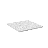 Vicco Küchenarbeitsplatte R-Line, Marmor Weiß, 60 cm