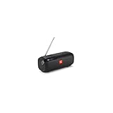 JBL Tuner Radiorekorder in Schwarz – Tragbarer Bluetooth Lautsprecher mit DAB+ & UKW Radio – MP3 fähige Musikbox – Bis zu 8 Stunden kabellos Digitalradio genießen