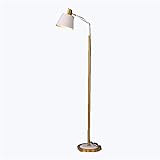 XILIN-1987 Stehlampen Stehleuchte Modern minimalistisch kreativ LED Stehleuchte Wohnzimmer Schlafzimmer Mädchen Nachtstableuchte Stehleuchte (Color : Gold)