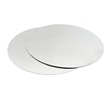 2 Stück Aluminium Platte Blech Aluminiumpanel Dick 1mm Bis 5mm Rundes Aluminiumblech Rostfrei Glatt Einfach Zu Schneiden Aluminiumscheibe Alublech Aluminum Blech(Diameter 200mm,Thickness 2mm)