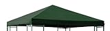 DEGAMO Ersatzdach Dachplane für Pavillon 3x3 Meter, Farbe grün, wasserdicht