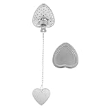 PRETYZOOM Ich Liebe Teeabfluss Loses Tee-ei Tee Ball Teesieb Aus Metall Teesieb Mit Losen Blättern Teesiebe Für Losen Tee Loses Teesieb Loses Teeblatt Steiler Silver Rostfreier S