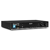TechniSat DIGITRADIO 143 (V3) – HiFi-Tuner Internetradio (DAB+ Digital-Radio, Bluetooth-Audio-Streaming, Spotify Connect, Wurfantenne, Fernbedienung, Breite 43,5 cm) schw