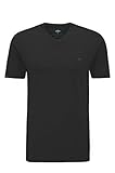 FYNCH-HATTON Herren T-Shirt V-Ausschnitt aus Reiner Premium Baumwolle in Basic Unifarben V-Neck Tshirt und Kurzarm