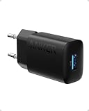 Anker USB-A Ladegerät, 12W Schnellladegerät Netzteil, kompaktes USB-Ladegerät, kompatibel mit iPhone 15/14 / 13/12 Serie, Galaxy, iPad Air und w