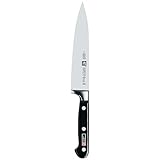 ZWILLING Professional S Fleischmesser, Klingenlänge: 16 cm, Großes Klingenblatt, Rostfreier Spezialstahl/Kunststoff-Griff mit Nieten, Schwarz [Made in Germany]