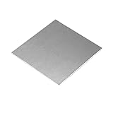 DARENYI 304 Edelstahlblech Feinblech 10 x 10 cm quadratische Stahlplatte 3mm zum Reparieren, Schweißen, Projektieren, Basteln etc (3.9 Inch x 3.9 Inch)