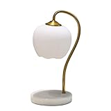 WMDSYGD Mode-Design Marmor Nachttischlampe Marmor Tischlampe Einfache und kreative Nachttischlampe Home Wohnzimmer Dekoration Lampe Schlafzimmer Warme Wachsschmelzlampe Tisch-Nachttischlampen
