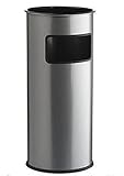 Wesco 150 801-11 Standascher 50 Liter, mit Sieb, Silber