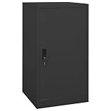 Xichuzi Sattelschrank, Werkstatteinrichtung, Metallschrank, Stahlschrank, Werkzeug Schrank, Aktenschrank, Werkzeugschränke, Büroschrank, Anthrazit 53x53x105 cm S