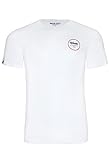 WOLDO Athletic I T-Shirt Herren I Rundhals-Ausschnitt I Baumwolle I Kurzarm I Regular-Fit I T Shirt - Weiss - XL