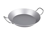 chg Set 254-62 Eisenpfanne Ø 28 cm, 'Made in Germany', feuerfest: für alle Herdarten, den Backofen und Grill geeignet, langlebig, robust, umw