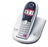 T-Com Sinus 712 Komfort schnurloses Telefon aquablau/Silber