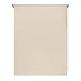 Undurchsichtiges Rollo Moon, Blackout Rollo, völlige Verdunklung, ideale Verdunkelungsrollos für Fenster und Türen | Moon Braun, 80 cm x 250