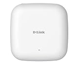 D-Link DAP-X2810 AX1800 Wi-Fi 6 Dual-Band PoE Access Point (Indoor, 802.11ax, OFDMA, MU-MIMO, mehrere Betriebsmodi, WPA3, Gigabit Ethernet, zentralisierte Verwaltung)