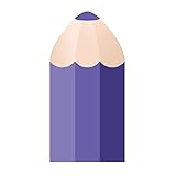 ZYYWX 3D-Wandpaneele Farbbleistift Kinder selbstklebend Pu. Weiche Anti-Collision-Wandaufkleber, 3cm Dicker Home-Kindergarten-Spielplatz-Wandtafel (Color : Purple, Size : 25x50cm)
