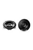 Pioneer TS-G1310F Doppelmembranlautsprecher für Autos (230 W), 13 cm, kraftvoller Klang, IMPP-Membran für optimalen Bass, 35 W Eingangsnennleistung, 44.3 mm Einbautiefe, schwarz, 2 Lautsprecher