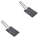 DECHOUS 2 Sets Mini Backgeschirr Bräter Antihaftbeschichtetes Kochgeschirr Pfanne Ninja Grillofen Herd Grillplatte Tragbares Set Auflaufform Steakplatte Grillp