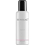 Semilac Remover Nagellackentferner 125 ml Für Hybridlack Mit Aceton und Lanolin UV LED Nagellack Reiniger für Maniküree und Pediküre Dermatologisch G