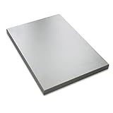 vabo Schreibtisch-Platte mit hoher Kratzfestigkeit in lichtgrau, Tischplatte bis zu 120kg belastbar, moderner Büro-Tisch mit Laserkante, 120x80x2,5cm